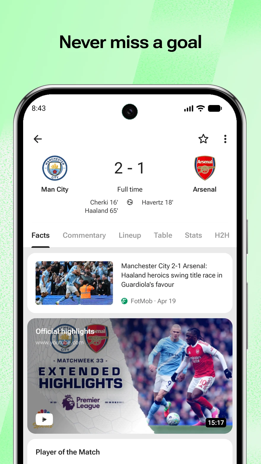 FotMob - Soccer Live Scores screenshot