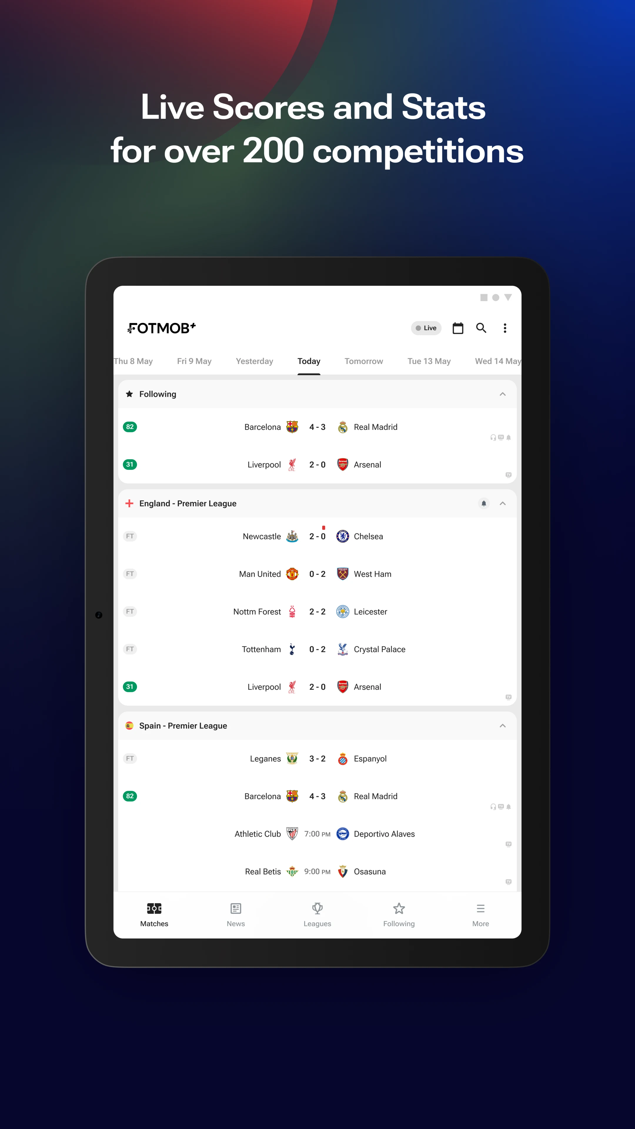 FotMob - Soccer Live Scores screenshot